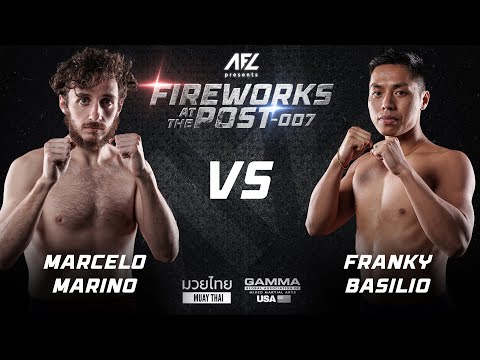 Marcelo Marino Vs Franky Basilio Full Fight | AFL Promotions | Muay Thai | Fight Night | NYC
