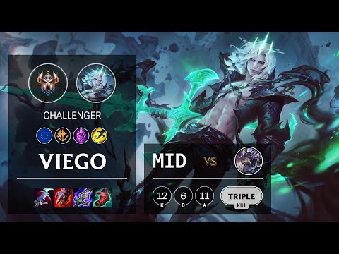 Viego Mid vs Kassadin - EUW Challenger Patch 11.2