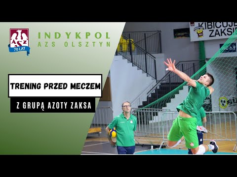 Trening przed meczem z Grupą Azoty ZAKSA