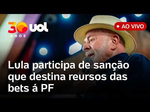 Lula sanciona lei que destina recursos das bets à Polícia Federal | AO VIVO