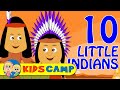 Ten Little Indians - Nursery Rhymes 