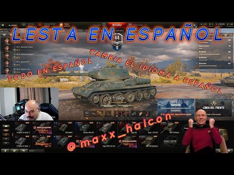 LESTA EN ESPAÑOL, COMO CAMBIAR EL IDIOMA  - WORLD OF TANKS EN ESPAÑOL