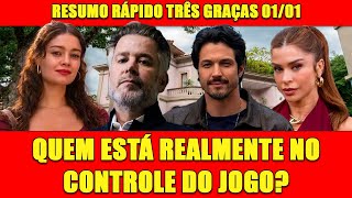 RESUMO RÁPIDO DA NOVELA TRÊS GRAÇAS 01/01 + OPINIÃO FINAL!