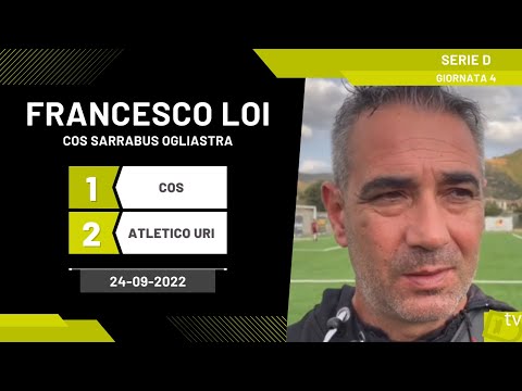 Francesco Loi allenatore COS Sarrabus Ogliastra 24-09-2022 - Diario Sportivo