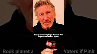 Rock Planet askung Roger Waters if Pink Floyd willnbe reunited again ? #rogerwaters 🖤
