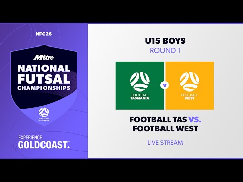 Tasmania vs. West Australia | R1 U15 Boys | 2026 Mitre National Futsal Championships