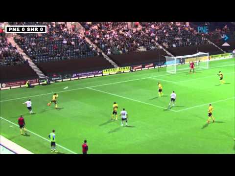 Preston North End 1 Shrewsbury Town 0, Johnstone's Paint Trophy, Tue 2nd September 2014