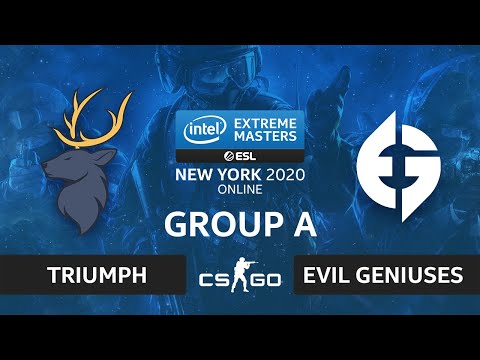 CS:GO - Evil Geniuses vs. Triumph [Overpass] Map 1 - IEM New York 2020 - Group A - NA