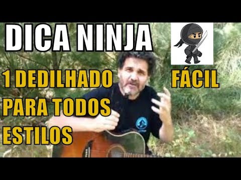 MICRO AULA #1 /9 FINGERSTYLE - DEDILHADO FÁCIL PARA TODOS OS ESTILOS .