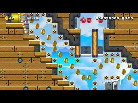 ¡Keep run with every Thwomps!➝ by kaieD 2 - Super Mario Maker 2 - No Commentary 1bz