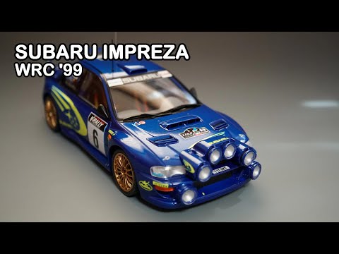 TAMIYA 1/24 Scale SUBARU IMPREZA WRC '99 조립과 도색 풀영상.