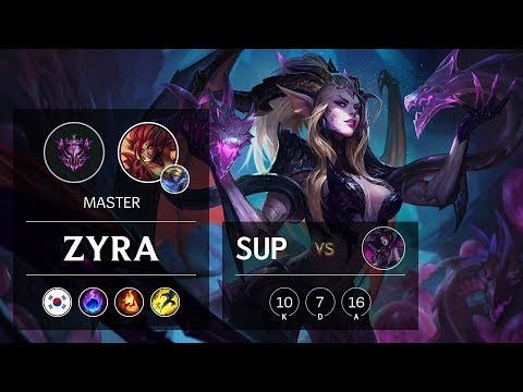 Zyra Support vs Morgana - KR Master Patch 9.11