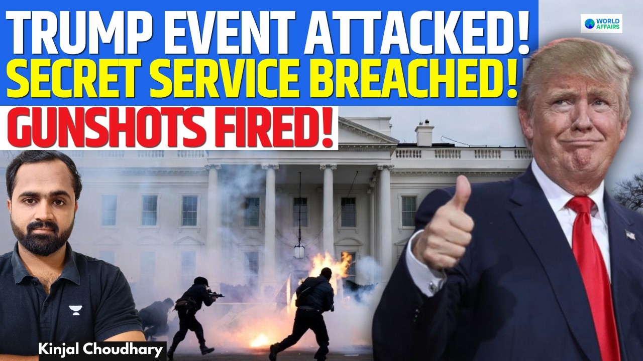 Trump Event Attacked! Gunshots Fired At White House Dinner! Secret Service Breach EXPOSED  | Kinjal