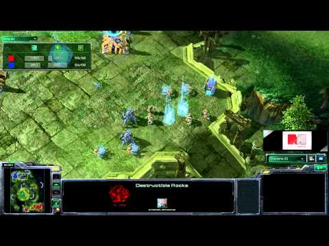 SC2: Headies (P) vs. Bonesy (T) - Jungle Basin p1/2