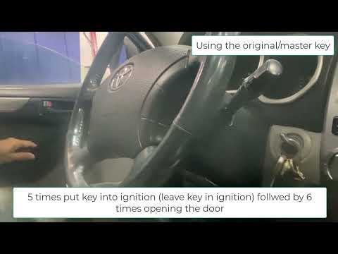 Toyota 4Runner 2003 - Program Car Key Uncut Blank Transponder Key