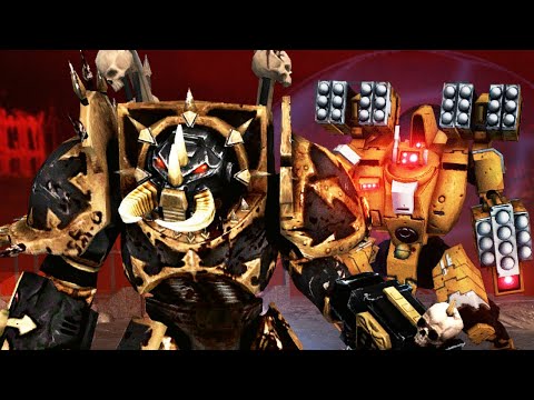 MEN OF WAR: WARHAMMER 40K MOD ▶ Chaos Space Marines vs Tau Empire