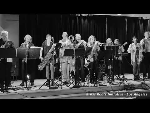 brass roots initiative la covers the eagle's  hotel california    vocals by sharmine park 1080p
