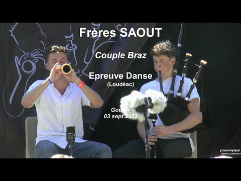 2023  Couple Frères SAOUT Epreuve Danse        Concours sonneurs Gourin 03 sept              Video Y