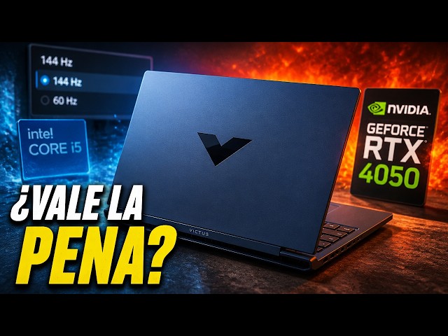 Vídeo relacionado con HP Victus 15-fa2004ns - Ordenador portátil Gaming 15" FHD (Intel Core 5-210H, 16GB RAM, 512GB SSD, NVIDIA RTX 5050, FreeDos) - Azul - Teclado QWERTY Español