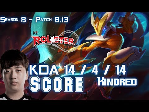 KT Score KINDRED vs JAX Jungle - Patch 8.13 KR Ranked