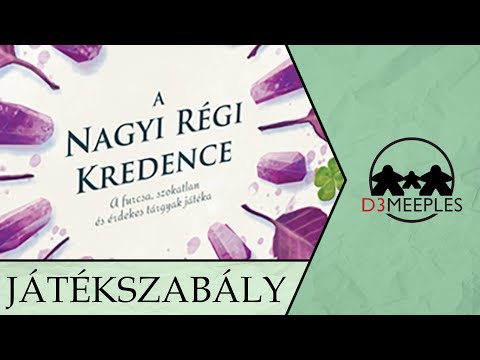 JÁTÉKSZABÁLY: A NAGYI RÉGI KREDENCE - d3meeples