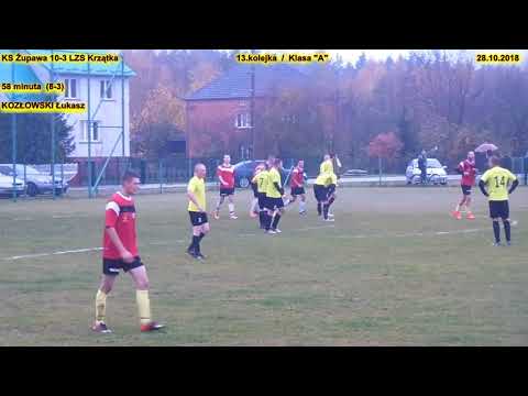 KS Żupawa - LZS Krzątka (8-3 Kozłowski Łukasz) 28.10.2018 / Klasa "A"