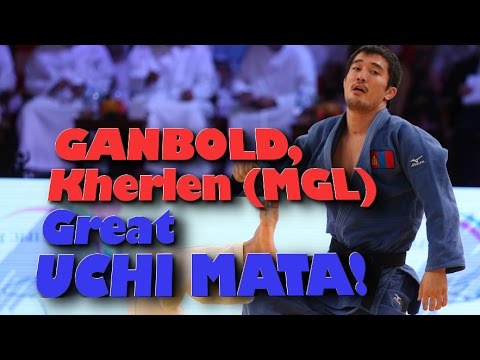Great Uchi-Mata - Kherlen Ganbold (MGL)- Judo Grand Slam Abu Dhabi 2014