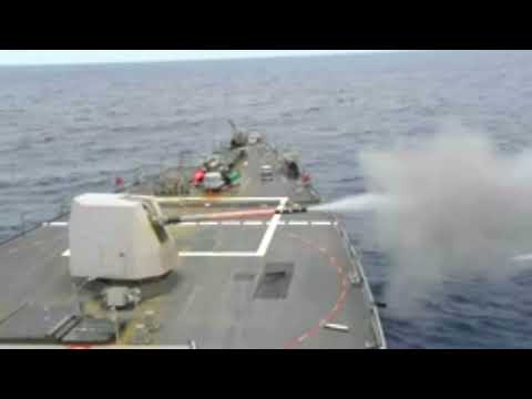 The 5 in. mark 45/54-caliber lightweight gun In  Live Fire