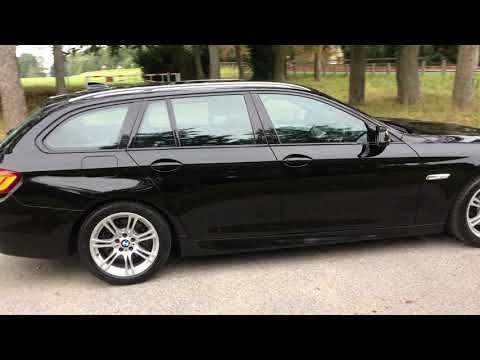 BMW 520D M SPORT TOURING finished in Metallic Black