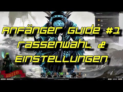 Guild Wars 2 - Wizzö ´s GW2 Waldläufer / Druiden Guide #1 - Die Qual der Wahl & Basiseinstellungen