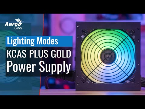 Maitinimo Blokas - Aerocool Kcas Plus, Auksinis, 850W, Juodas video