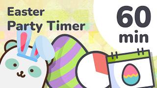 60 Minute Easter Party Timer for Kids (Visual Countdown)