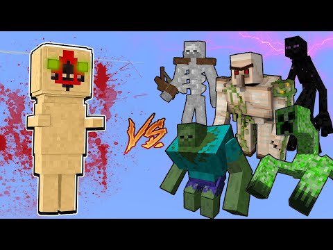 SCP-173 PC Vs. Mutant Monsters in Minecraft
