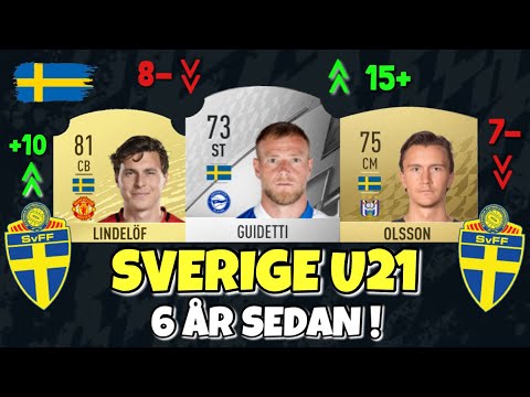 SVERIGES U21 EM-TRUPP 2015 VS IDAG 🇸🇪 FT. LINDELÖF, GUIDETTI, QUAISON etc…