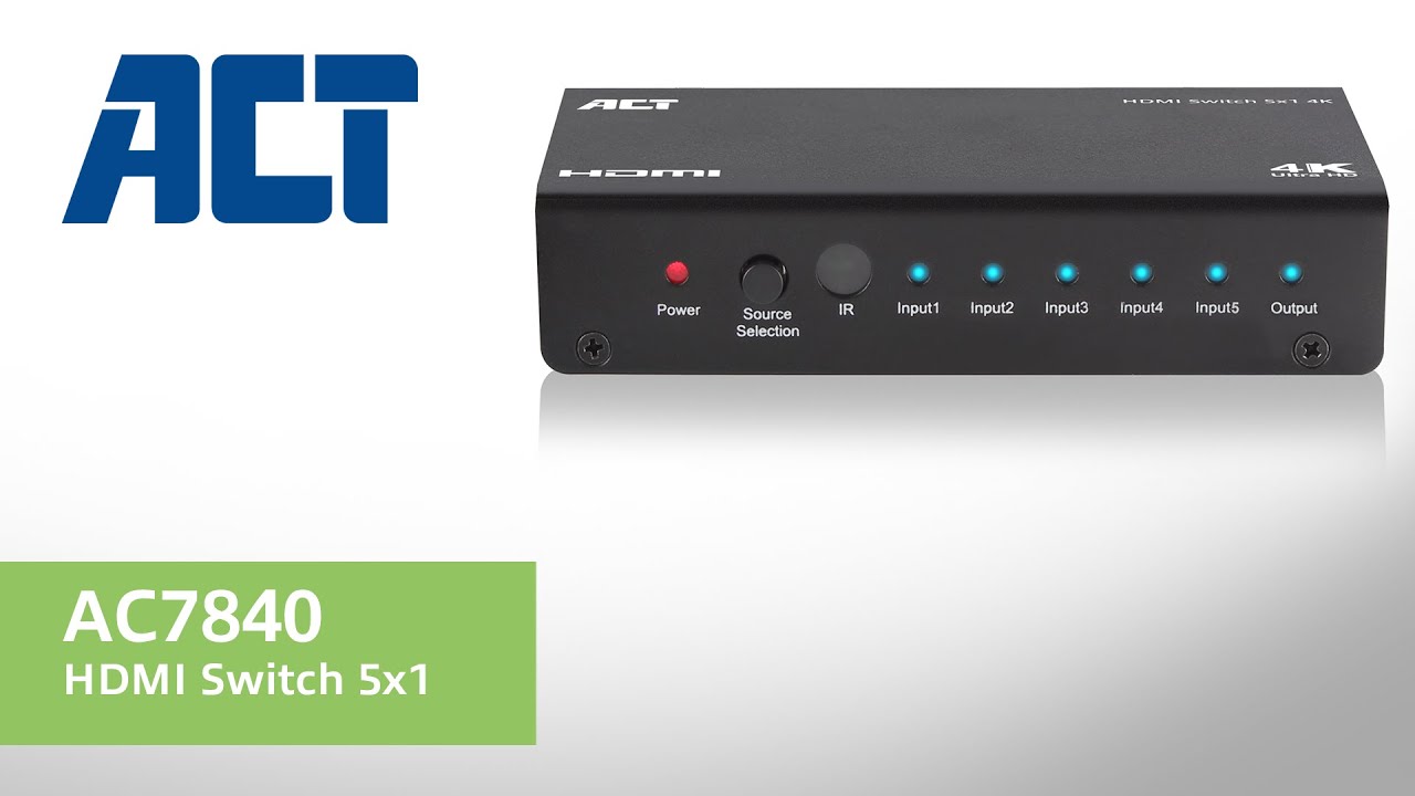 AC7840 - HDMI Switch 5x1