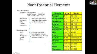 D. Crowley - Fertilization of avocados for increased yield potentials