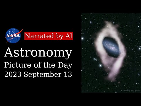 APOD: 2023-09-13 - NGC 4632: Galaxy with a Hidden Polar Ring (Narrated by Salli)