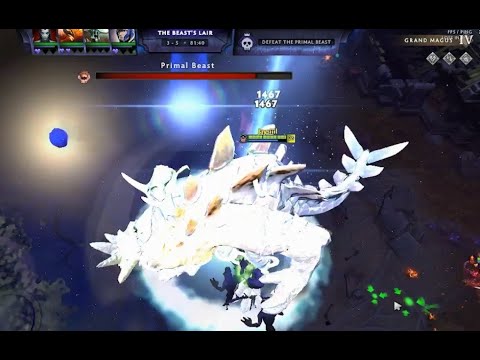 Aghanim's Labyrinth Luna Magic Build Grand Magus Level IV with 2 Refresher Ready