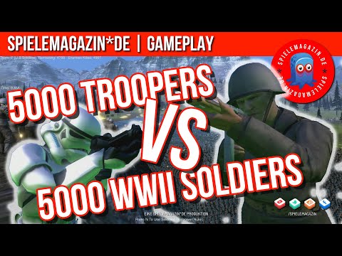 5000 Storm Troopers VS 5000 WW2 US Soldiers | UEBS | Ultimate Epic Battle Simulator Gameplay