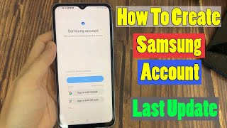 How To Create Samsung Account in Mobile 2024 | How To Make Samsung Account | Create Samsung ID
