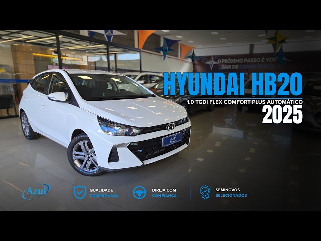 Vídeo HYUNDAI HB20 1.0 TGDI FLEX COMFORT PLUS AUTOMÁTICO