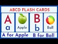 Learning The Letters Of The Alphabets ABCD Flashcards A For Apple Abcd ABCD Abcd Sri Dharanie Kids