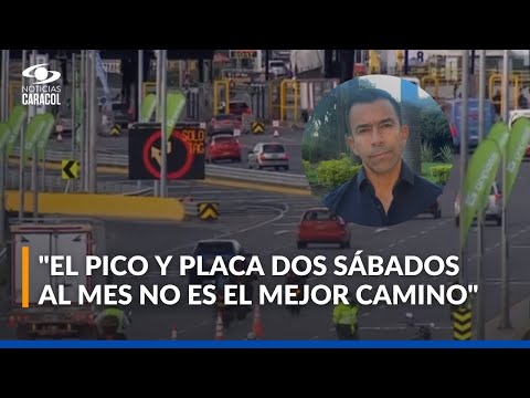 Primeros resultados del pico y placa dos sábados al mes para carros no matriculados en Bogotá