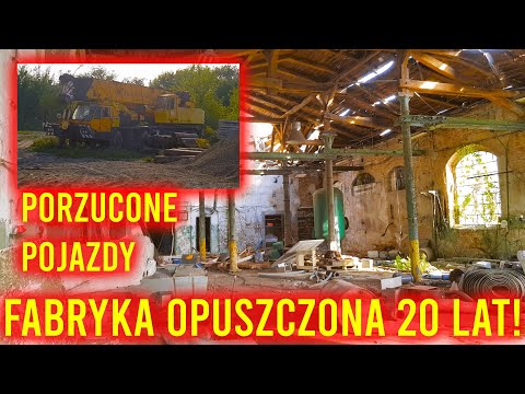 KAPSUŁA CZASU - OPUSZCZONA WIELKA FABRYKA w IDEALNYM STANIE URBEX - stare pojazdy i sprzęt