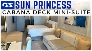 SUN PRINCESS | Cabana Deck Mini-Suite Quick Tour