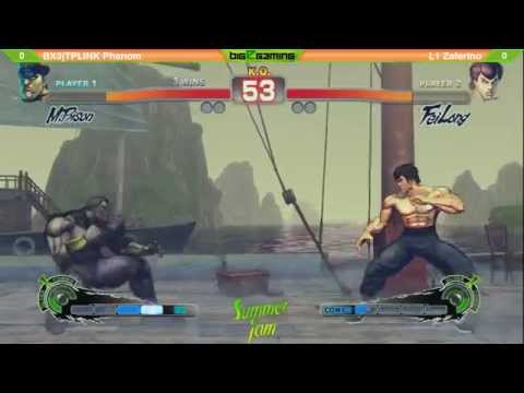 Summer Jam 9 - USF4 - Top 8 - BX3 TPLINK Phenom (Dictator) vs L1 Zaferino (Fei Long)