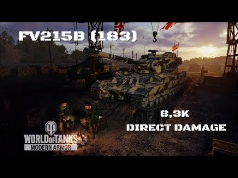 FV215B (183)  in Region artica: 8,3K DIRECT DAMAGE:Wot console - World of Tanks