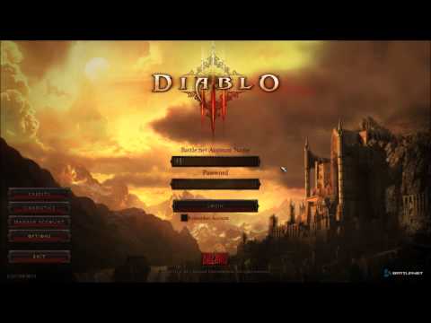 Diablo 3 Login Screen + Login Music