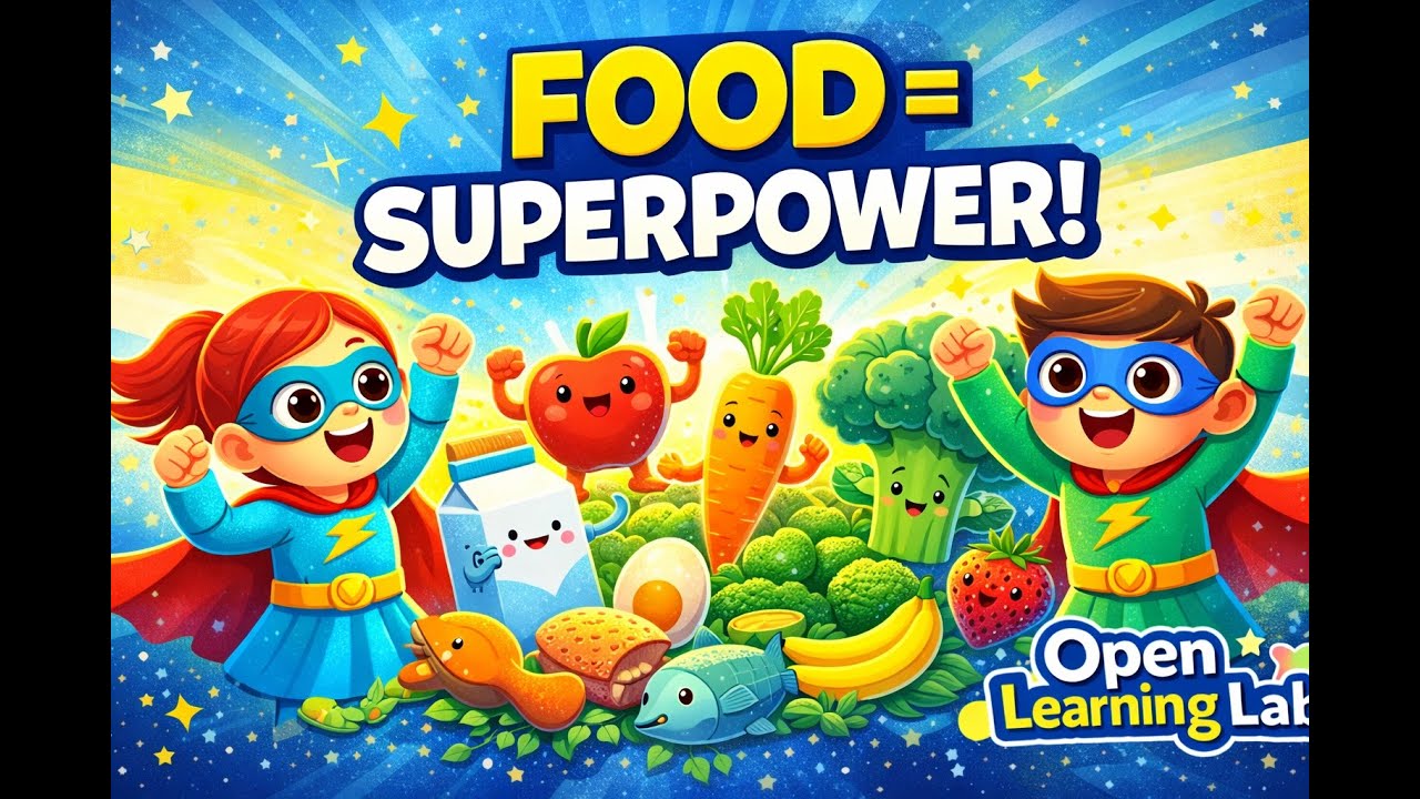 How Food Gives You Superpowers! 🍎🥦 Nutrition Explained for Kids