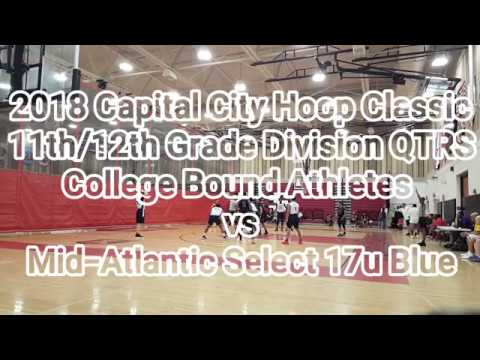 2018 Capital City Hoop Classic Quarterfinal: CBA 17u vs Mid-Atlantic Select 17u Blue